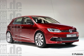VW Golf VII Illustration