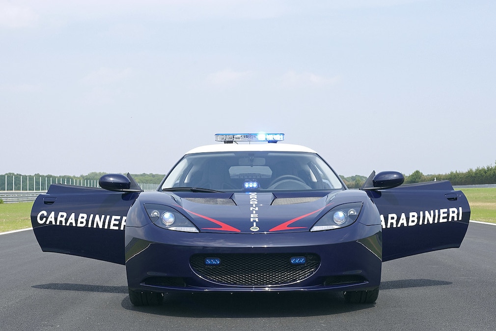 Lotus Evora S als Carabinieri-Auto