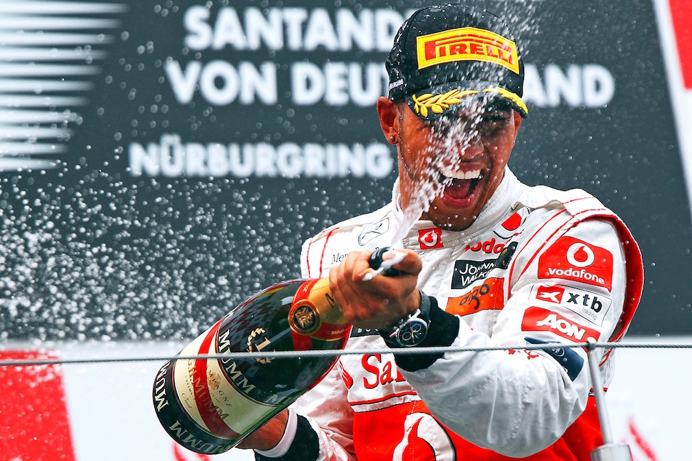 Lewis Hamilton siegt auf dem Nürburgring
