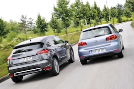 Citroën DS4 VW Golf