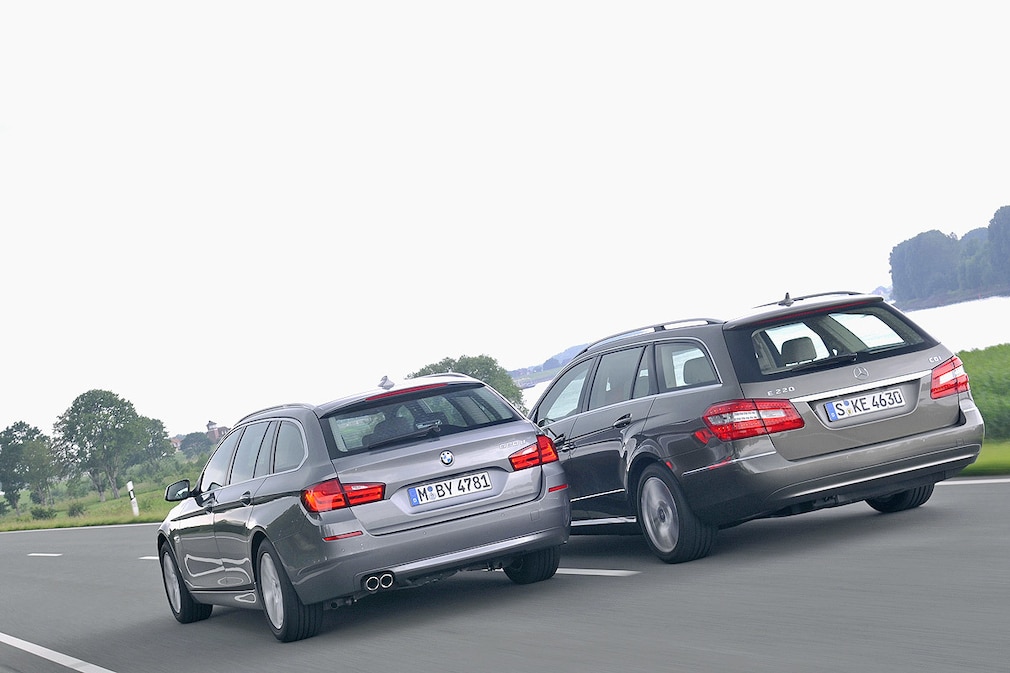 BMW 5er Mercedes E-Klasse