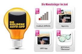 Die Goldene Auto-App 2011: Die Mai-Gewinner