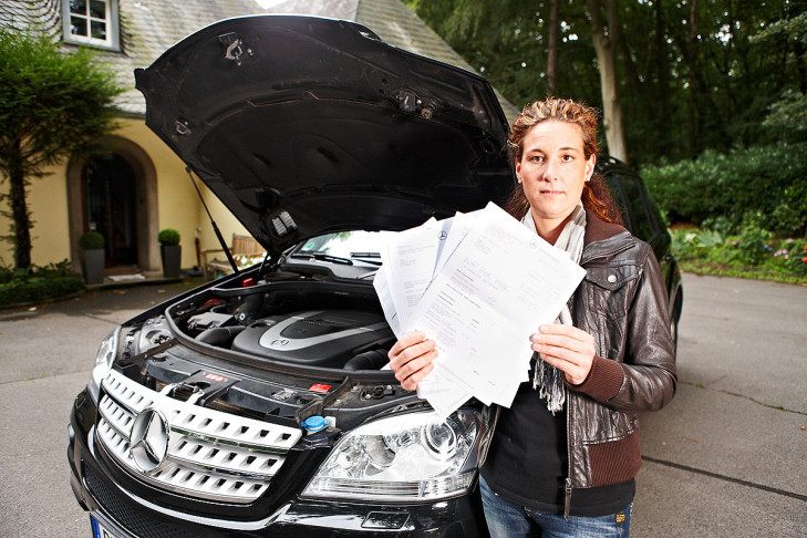 Daniela Wirtz und ihr Mercedes ML 350