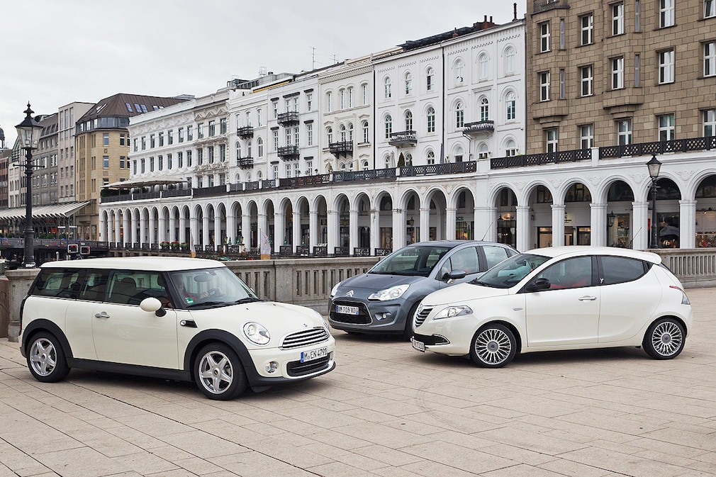 Citroën C3 Lancia Ypsilon Mini Clubman