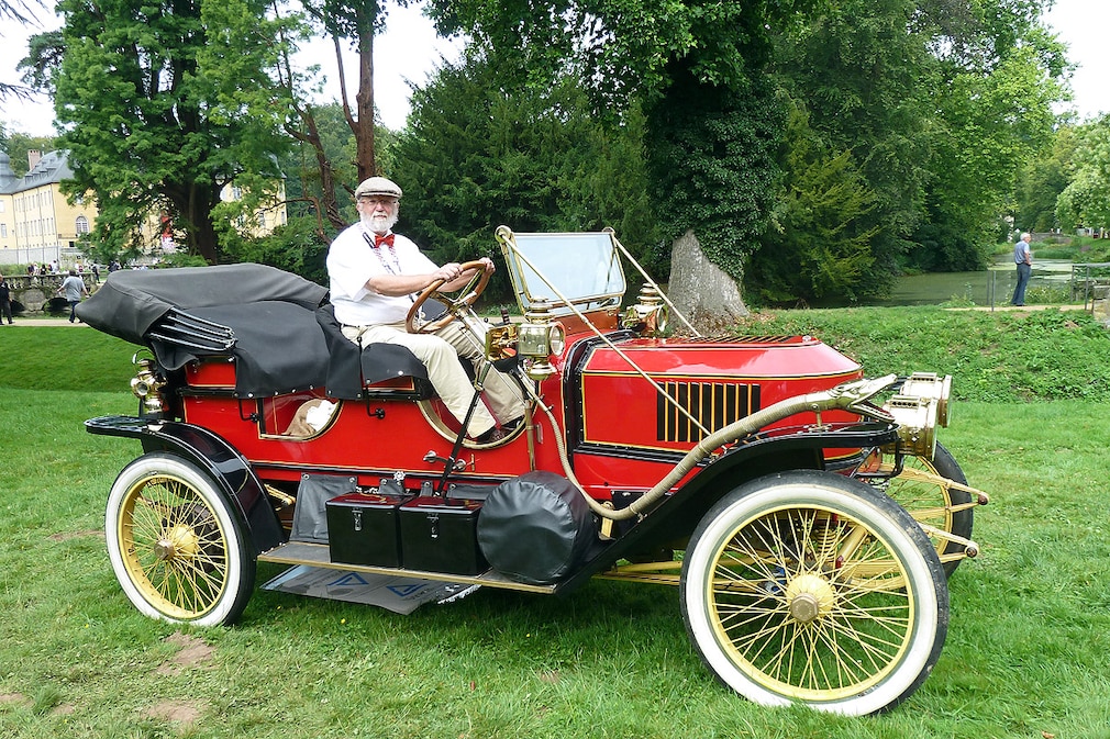 Stanley Steamer Baujahr 1908 mit Besitzer Jan Brinksma (5)
