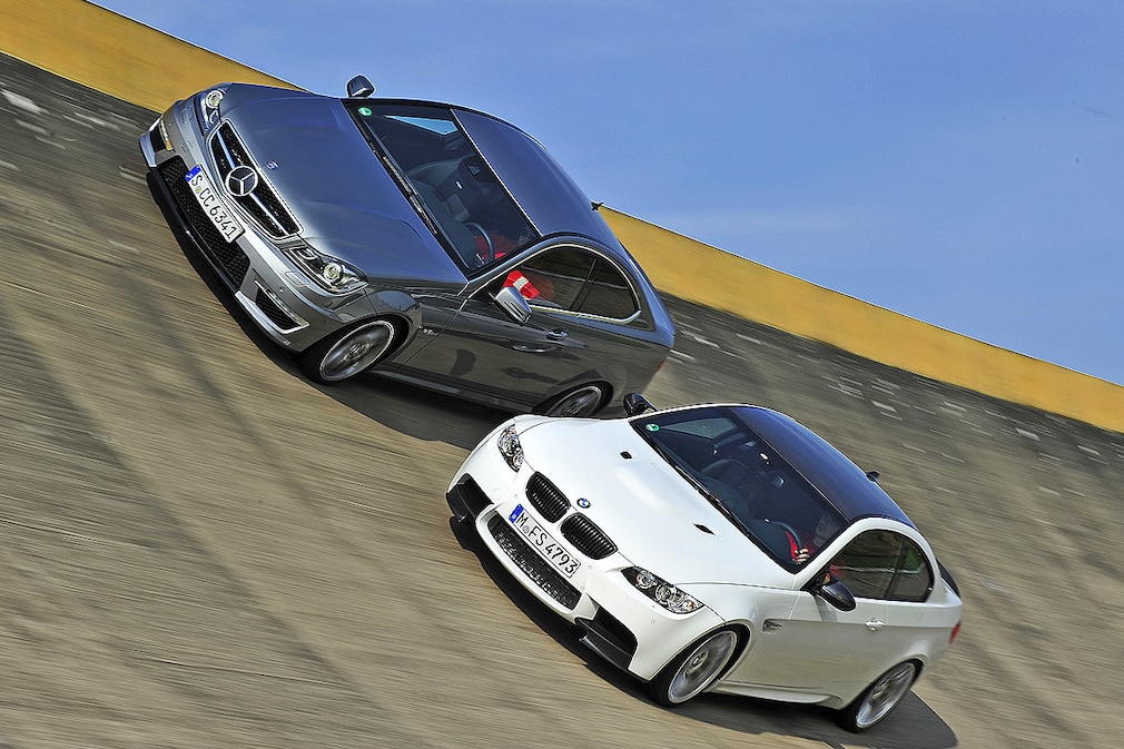 BMW M3 Mercedes C 63 AMG
