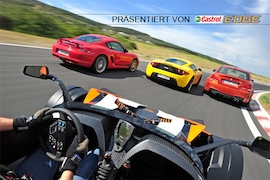 Vergleich Artega GT BMW 1er M Coupé KTM X-Bow R Porsche Cayman R