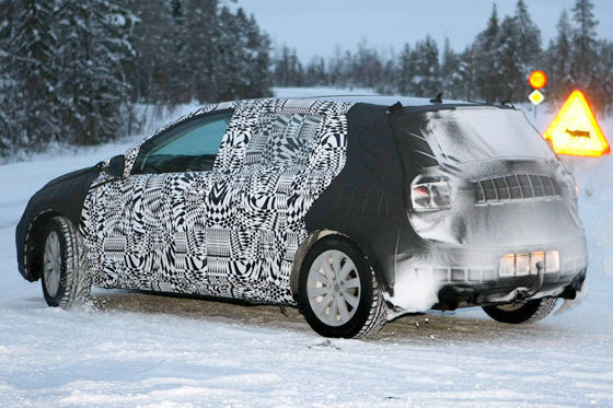 VW Golf VII Erlkönig