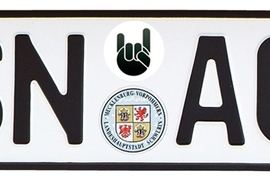 Autokennzeichen ohne AU-Plakette