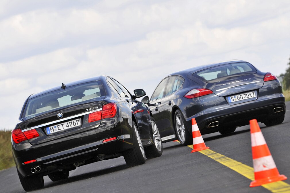 Porsche Panamera Diesel BMW 730d