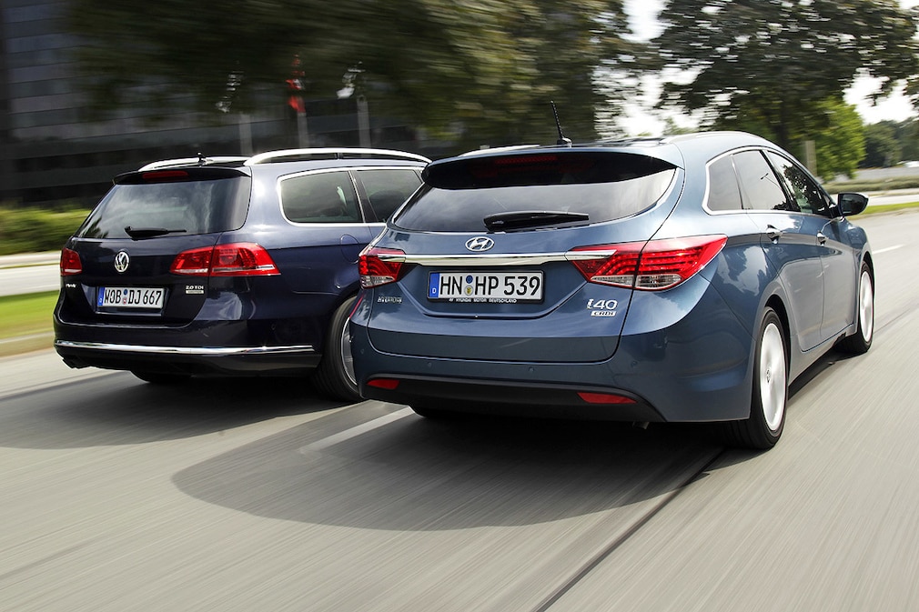 Hyundai i40 VW Passat