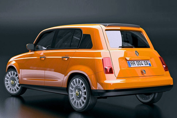 Renault 4-Entwurf