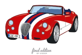 Sondermodell Wiesmann Roadster MF3