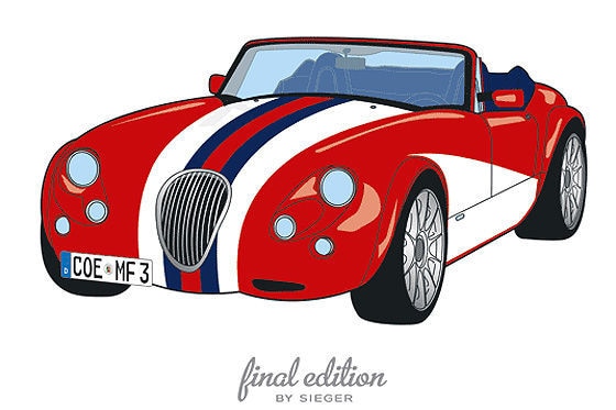 Sondermodell Wiesmann Roadster MF3
