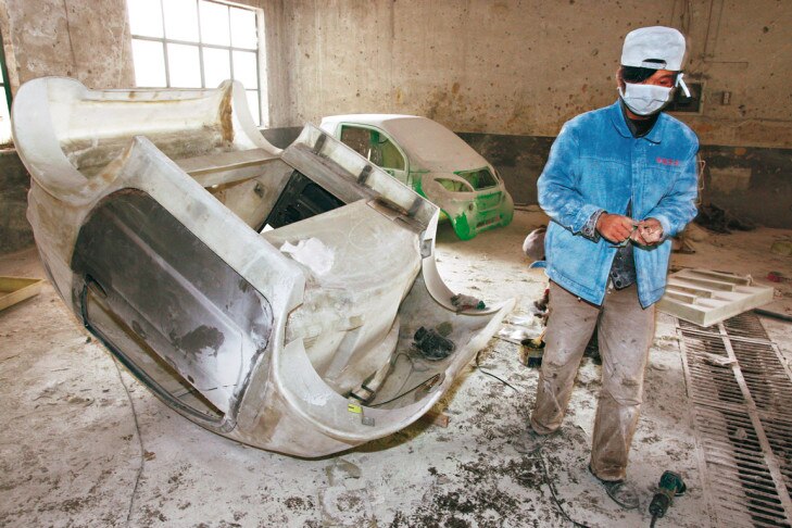 Fälscher-Werkstatt: Hier bauen Chinesen den Smart nach.