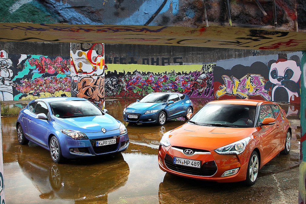 Honda CR-Z Hyundai Veloster Renault Mégane
