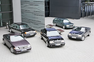 Mercedes Boschert B 300-24 Mercedes 260 E lang Mercedes Brabus E 6.5 V8 Mercedes AMG E 36 T Mercedes E 220 Cabrio Final Edition
