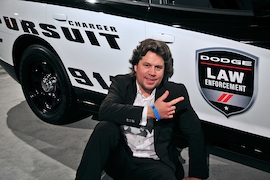 Sitzprobe im Dodge Charger Pursuit mit Redakteur Boris Pieritz