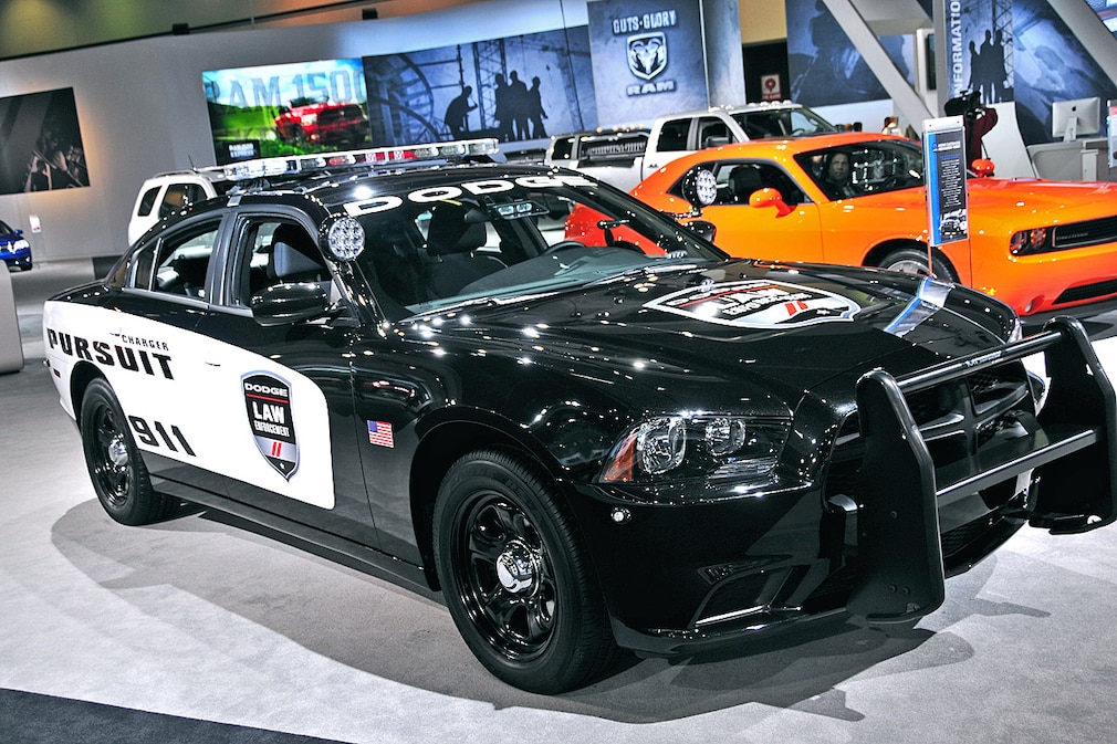 Sitzprobe im Dodge Charger Pursuit