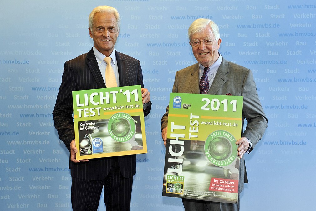 Verkehrsminister Peter Ramsauer ZDK-Präsident Robert Rademacher