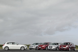 VW Golf 2.0 TDI Highline Ford Focus 2.0 TDCi Titanium Audi A3 Sportback 2.0 TDI Ambition Alfa Romeo 2.0 JTDM 16V Turismo BMW 118d