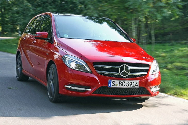 Bilder: Mercedes B-Klasse vs. VW Touran