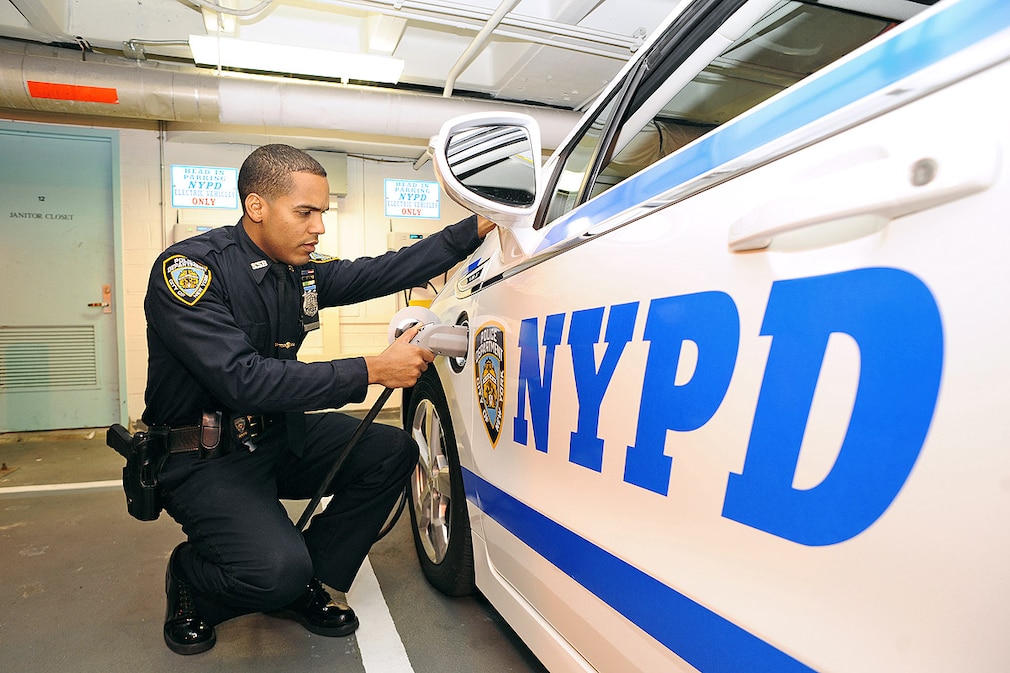 Chevrolet Volt als Polizeiauto in New York