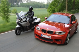 BMW 1er M Coupé vs BMW K 1600 GT