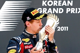 Vettel-Sieg in Südkorea
