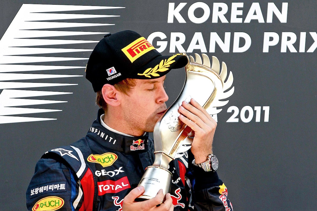 Vettel-Sieg in Südkorea