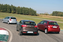 Kia Rio Toyota Yaris VW Polo