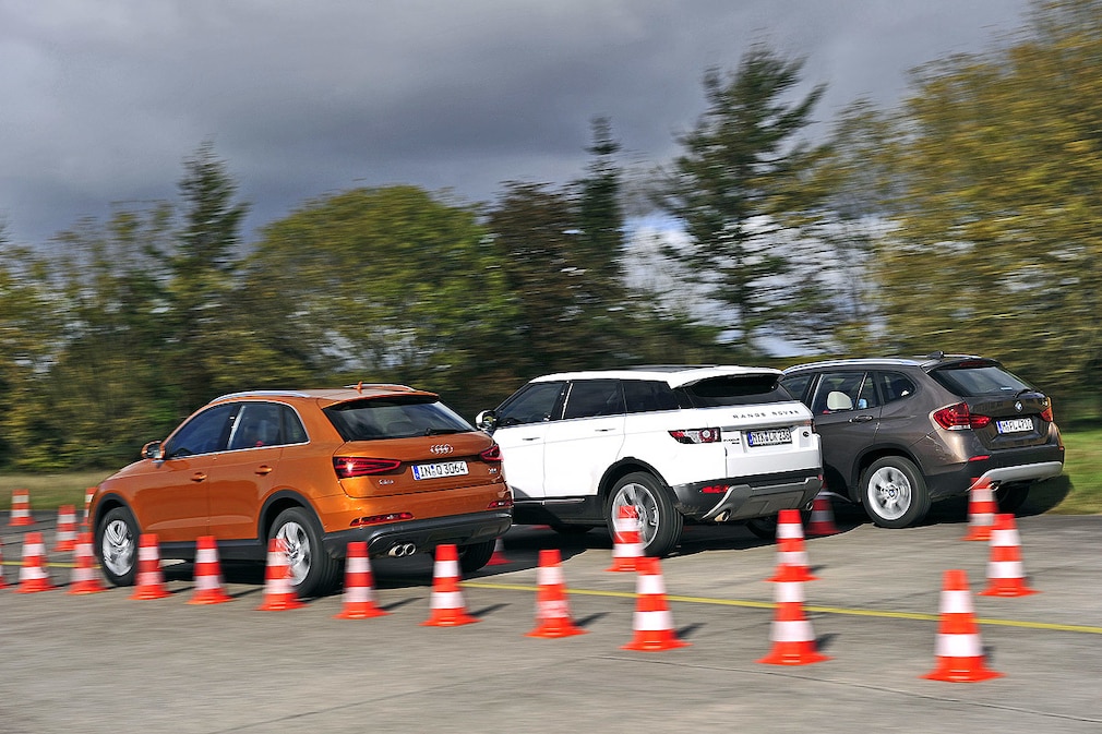 Audi Q3 BMW X1 Range Rover Evoque
