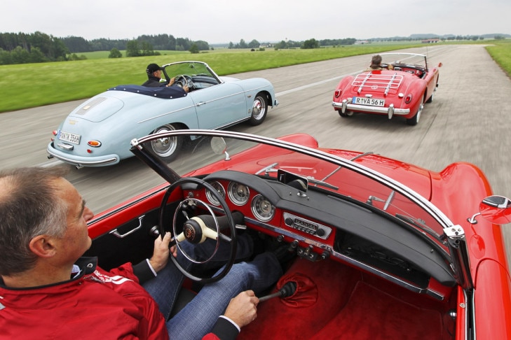 Alfa Romeo Giulietta Spider Porsche 356 Cabrio MGA Roadster