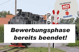 Partneraktion: Einmal Lokführer bei der Suzuki Dampflokfahrt