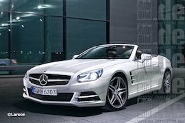 Mercedes SL Illustration