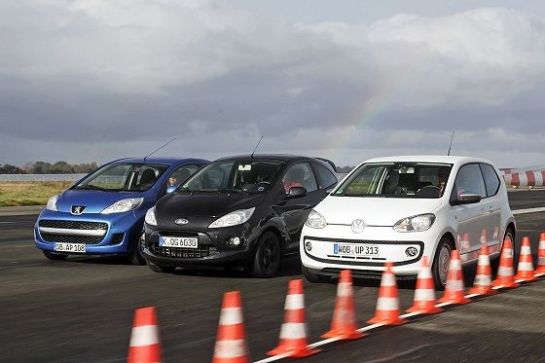 VW Up im Stress