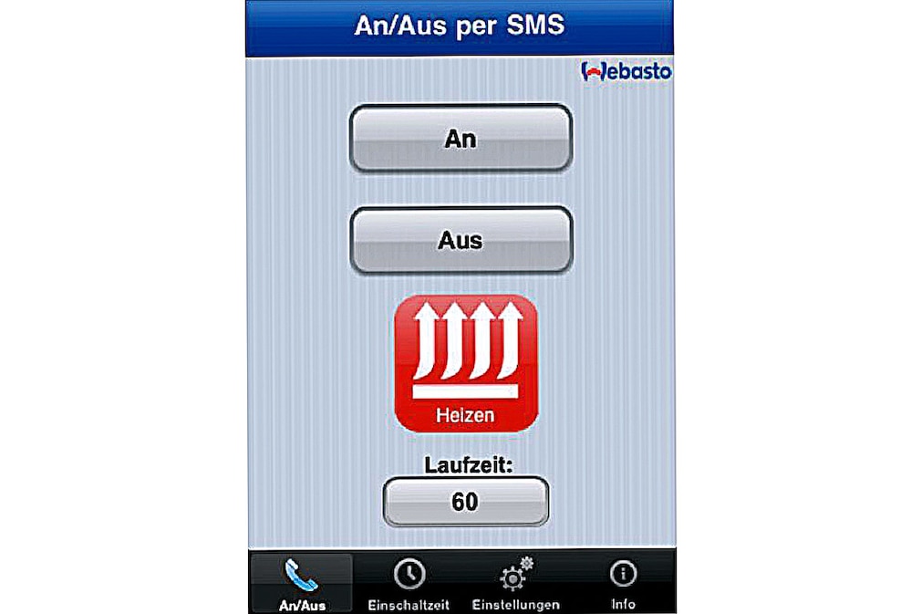 Standheizung mit iPhone starten
