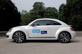 VW Beetle für Carsharing-Projekt Qiucar