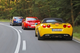 Chevrolet Corvette Nissan GT-R Porsche 911 Turbo