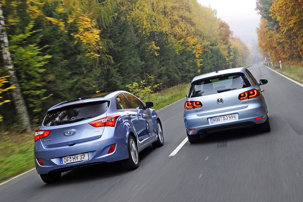 Hyundai i30 VW Golf