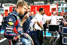 Sebastian Vettel beim GP Abu Dhabi 2011