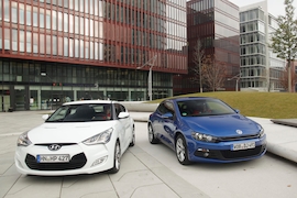 Hyundai Veloster VW Scirocco