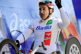Alex Zanardi im Handbike