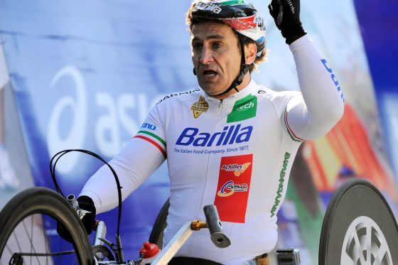Alex Zanardi im Handbike