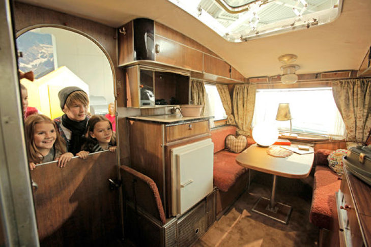 Exponat im Hymer-Museum