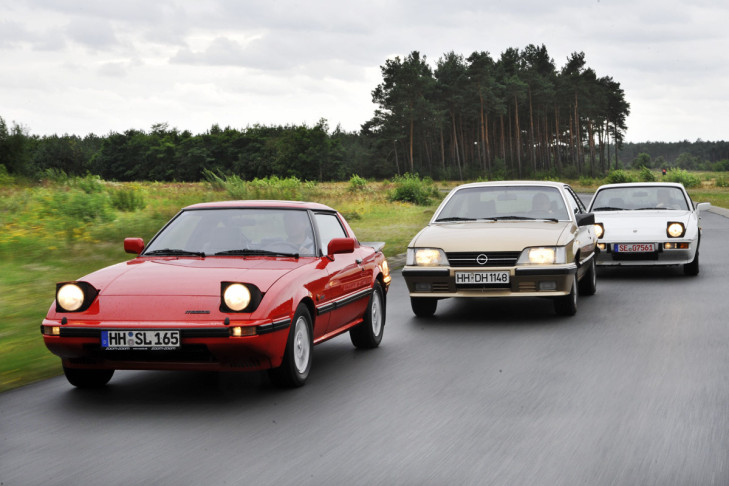 Porsche 924 Opel Monza Mazda RX-7