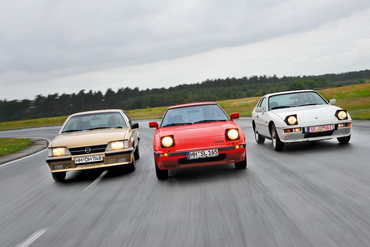 Porsche 924 Opel Monza Mazda RX-7