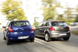 Hyundai i20 VW Polo