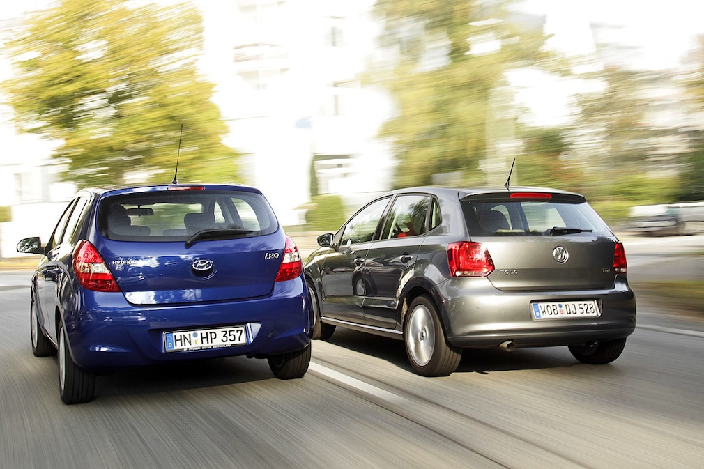 Hyundai i20 VW Polo