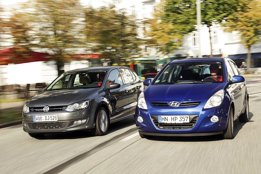 Hyundai i20 VW Polo